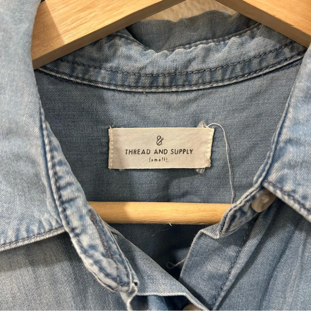 Thread & Supply Denim Shirt Dress - Picture 2 of 3